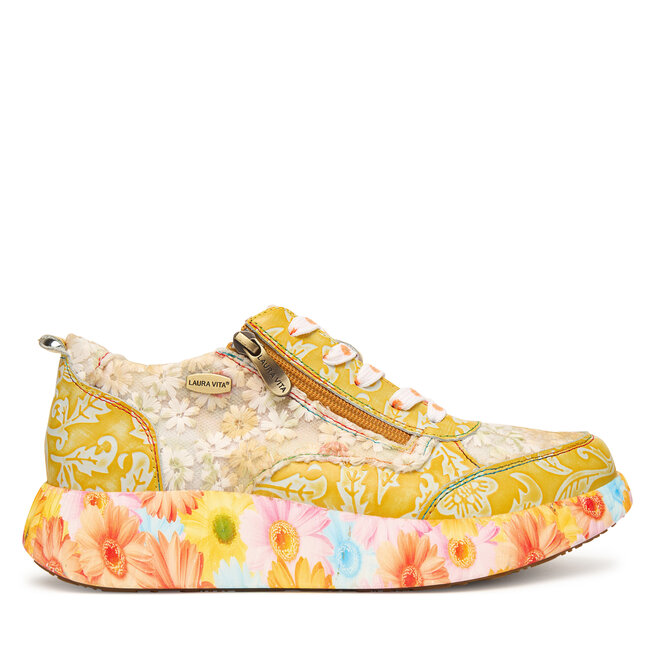 Sneakersy Laura Vita Nikito 62 Żółty - kobiece