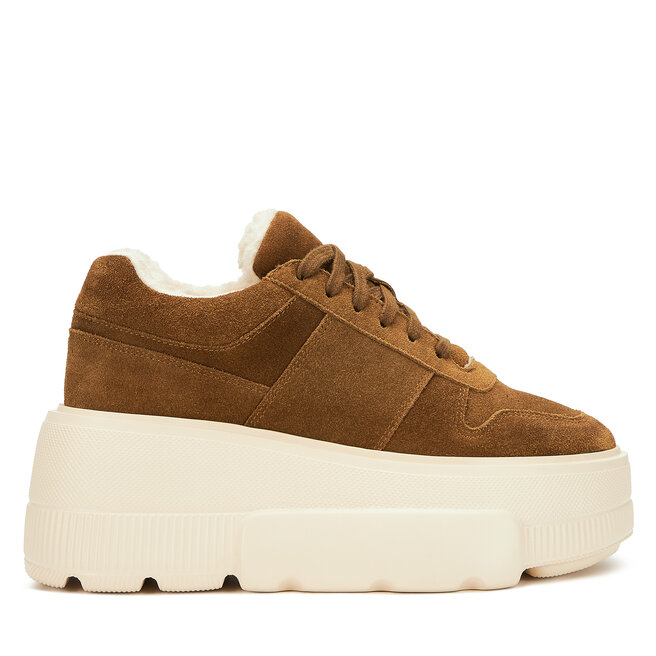 Sneakersy Badura - Brązowy