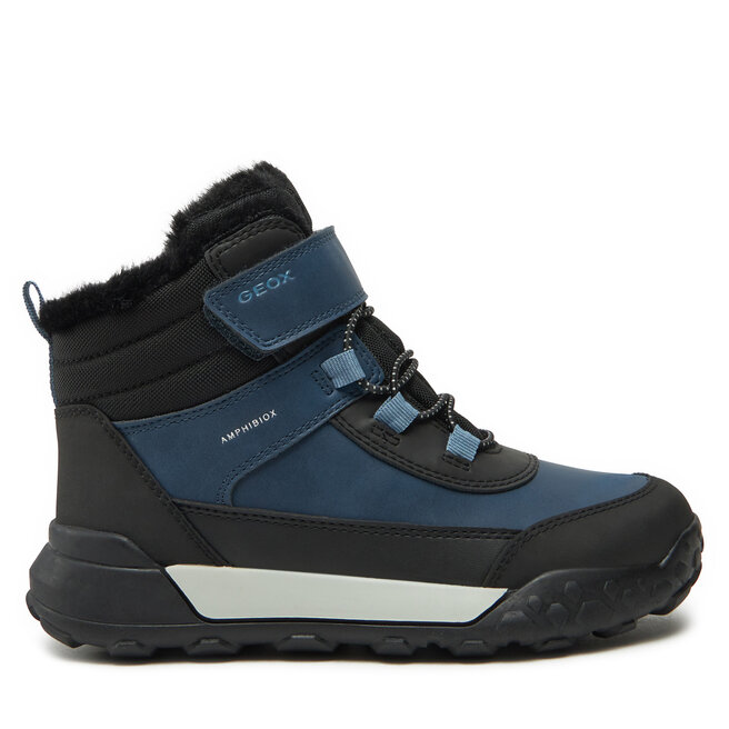 Śniegowce Geox J Trekkyup Boy B Abx J46MBE 0MEFU - D Niebieski