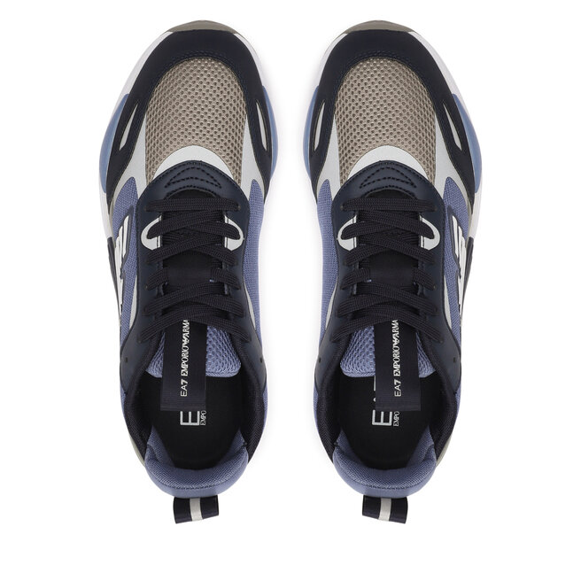EA7 Emporio Armani Сникърси EA7 Emporio Armani X8X070 XK165 S917 Blk Iris+C.Blue+G.Fl