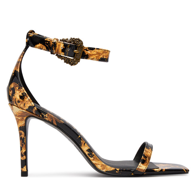 Sandały Versace Jeans Couture 80VA3S76 ZS366 G89 Czarny - kobiece