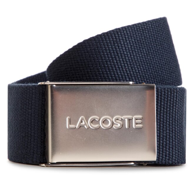 Cintura In Tela Blu Navy Con Fibbia Argentata (girovita 38-39) - Unisex, Stile Vintage Anni '70