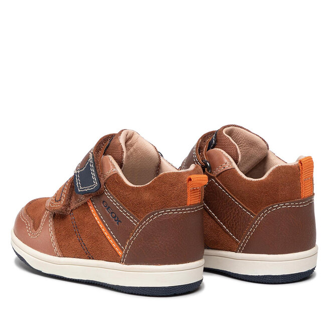 Geox Schnürschuhe Geox B New Flick B. A B161LA 022ME C0947 M Brown/Navy