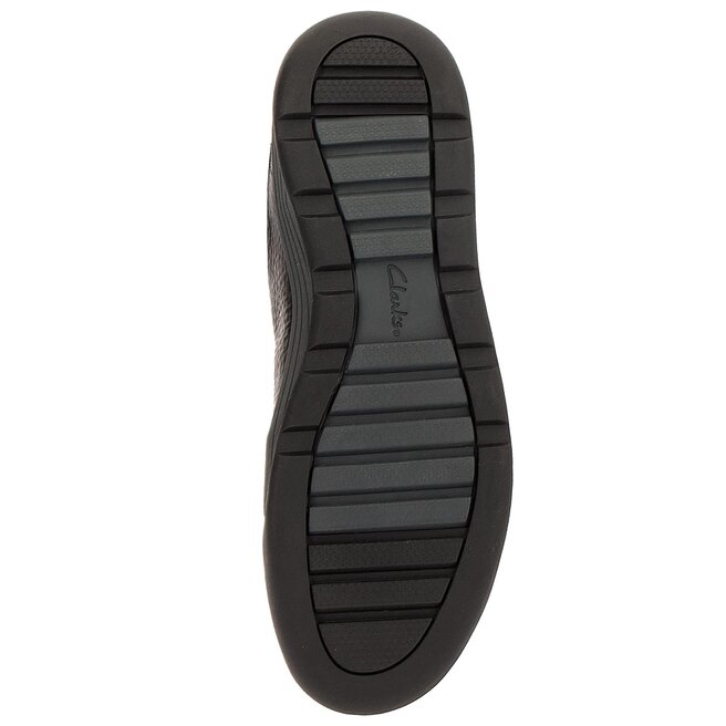 Clarks Półbuty Clarks Ashcombe Bay Gtx GORE-TEX 261354007 Black Leather