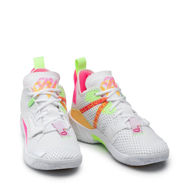Nike Pantofi Nike Jordan Why Not Zero.4 CQ4230 102 White/Citron Pulse/Hyper Pink