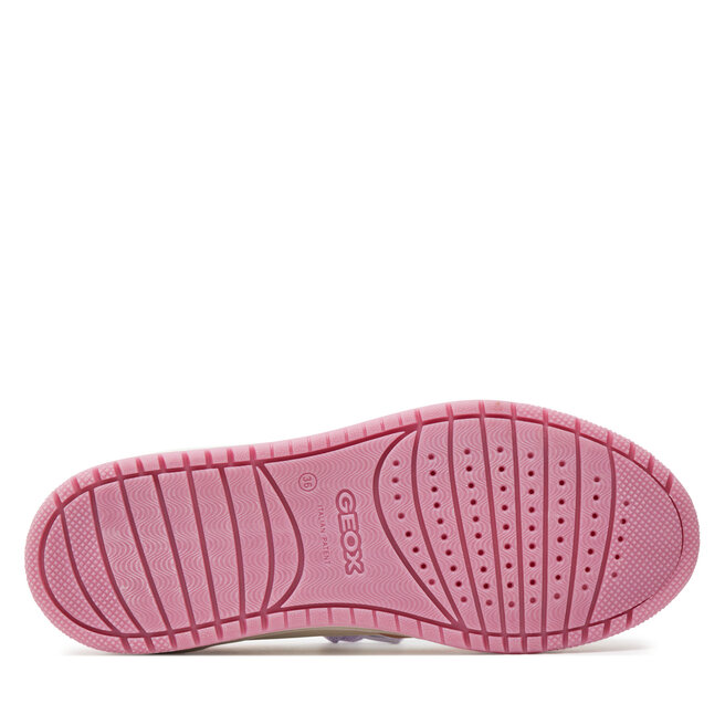 Geox Fille 34 Geox Girl J Washiba Girl A Basketball, White, 24 EU Basket Fille