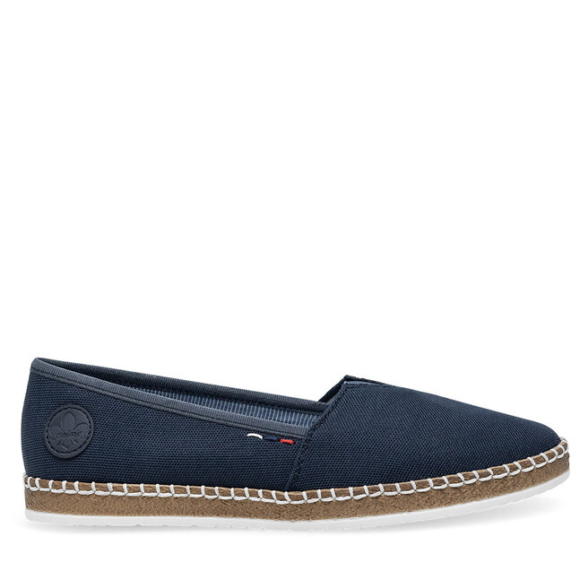 Espadryle Rieker M2278-14 Granatowy - kobiece