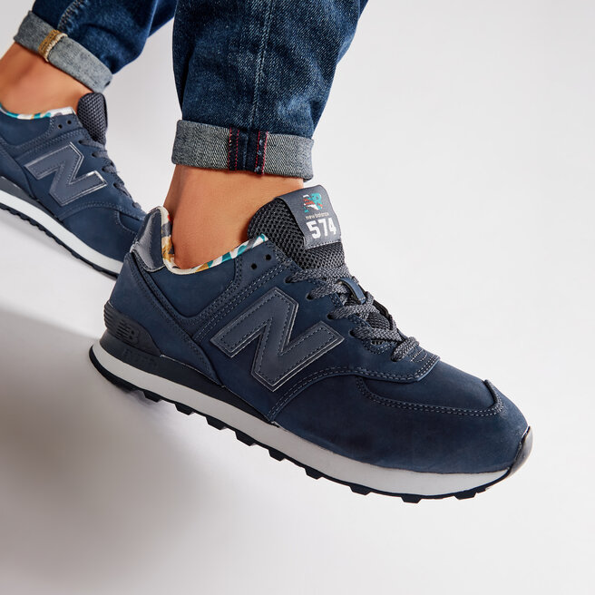 Sneakersy New Balance ML574GYZ Granatowy | eobuwie.com.pl