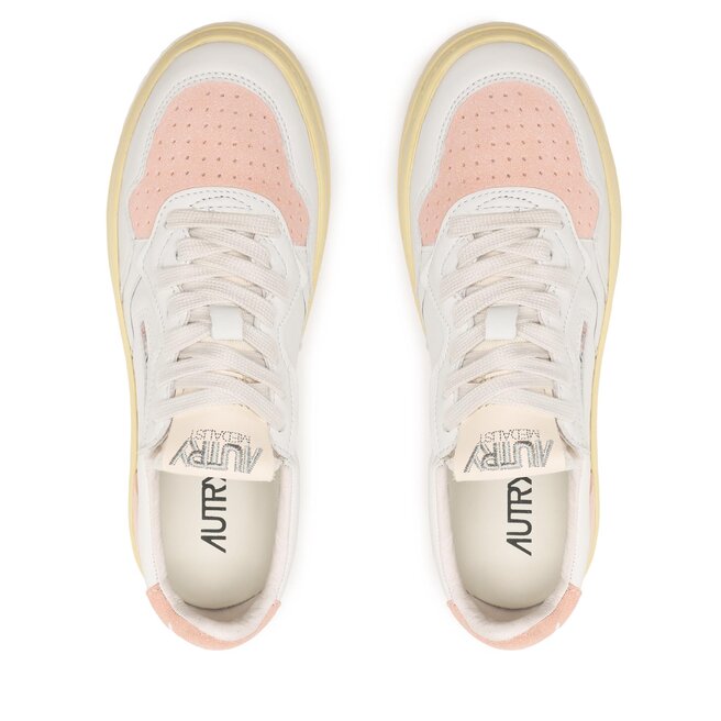 AUTRY Sneakersy AUTRY AULW SL03 Wht/Coral