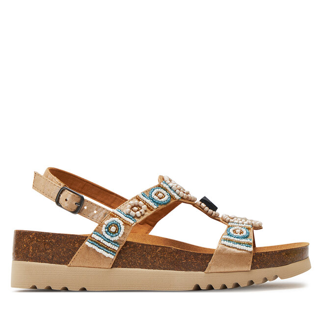 Sandali Bambina Gallucci Shoes Sandali Unisex Verdi In Pelle Jr