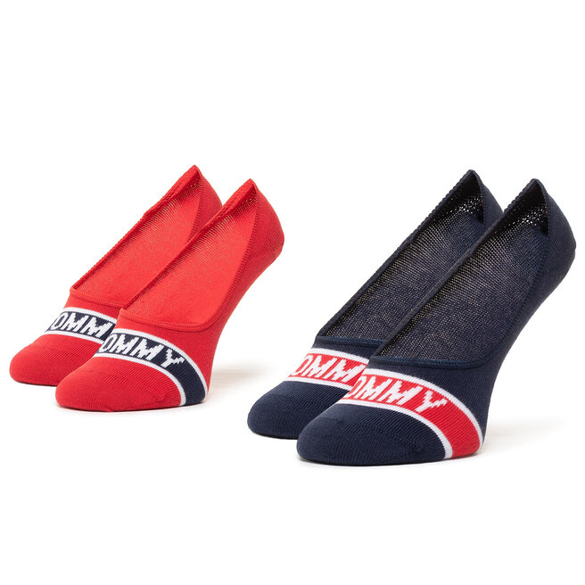 Pack 2 pares calcetines Tobilleros Tommy Hilfiger Hombre Azul