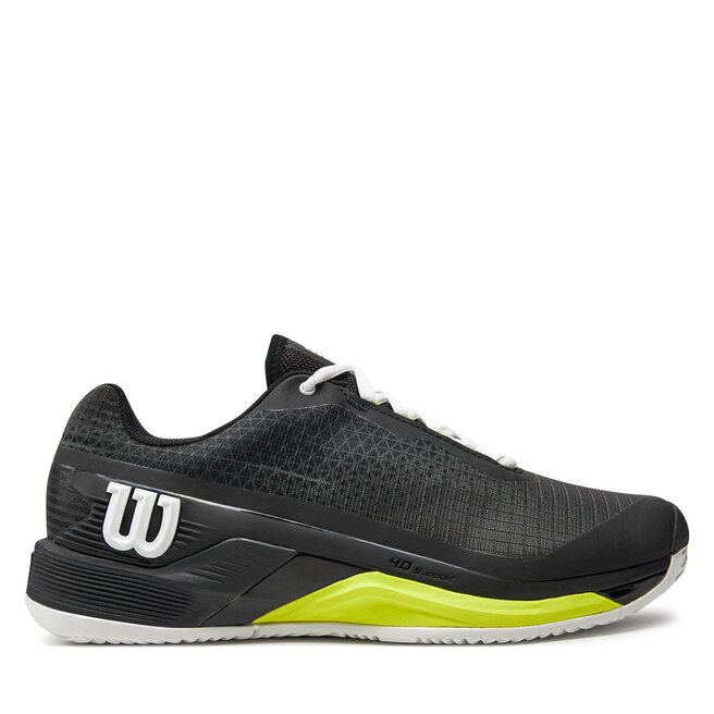 Παπούτσια Wilson Rush Pro 4.0 Clay WRS332120 Black/White/Yellow