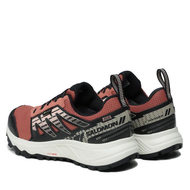 Salomon Pārgājienu apavi Salomon Wander GORE-TEX L47149700 Black/Plum Kitten/Gull