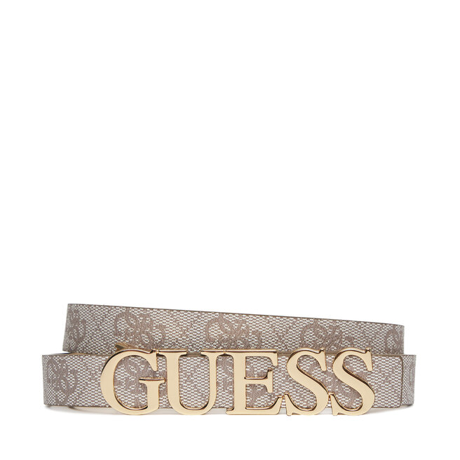 Pasek Damski Guess Zamira BW9204 - Écru