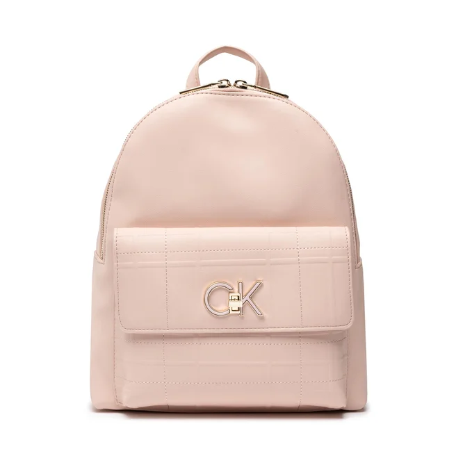 Rucsac Calvin Klein Re-Lock Backpack With Flap Quilt K60K609626 TER