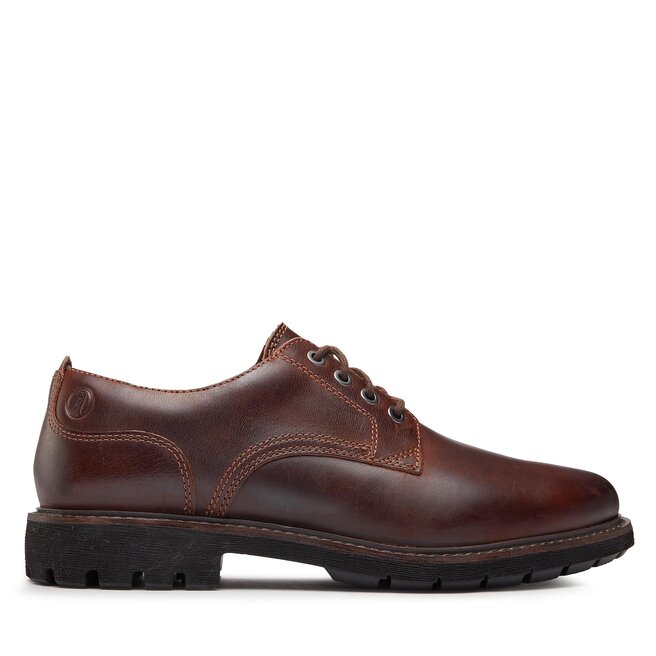 Półbuty Clarks Batcombe Tie - Brązowy