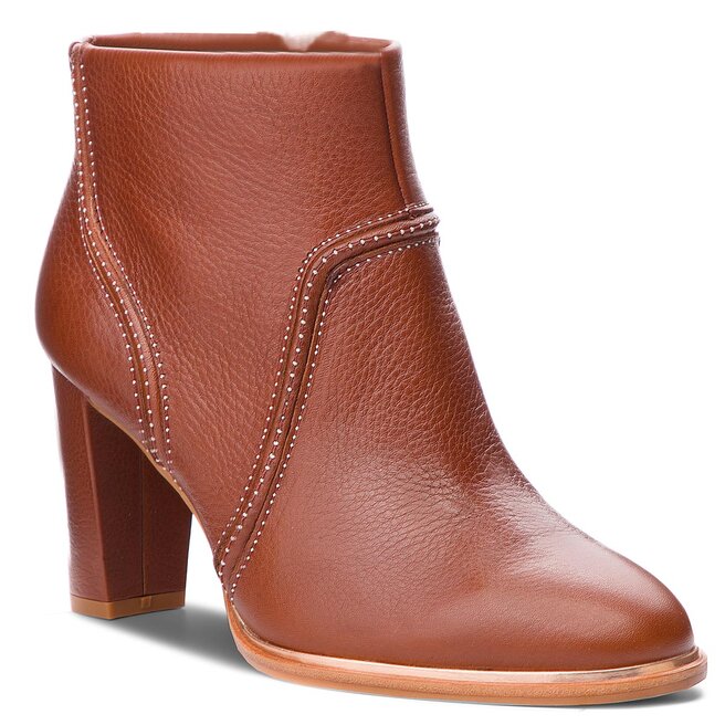Bottines Clarks Ellis Betty 261364644 Tan Leather chaussures