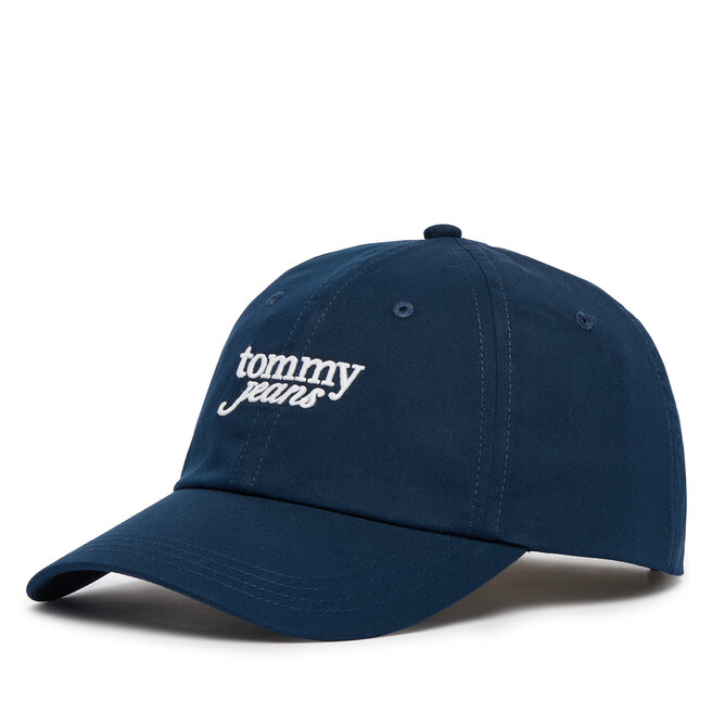 Czapka z daszkiem Tommy Jeans Scri AW0AW18358 Granatowy -