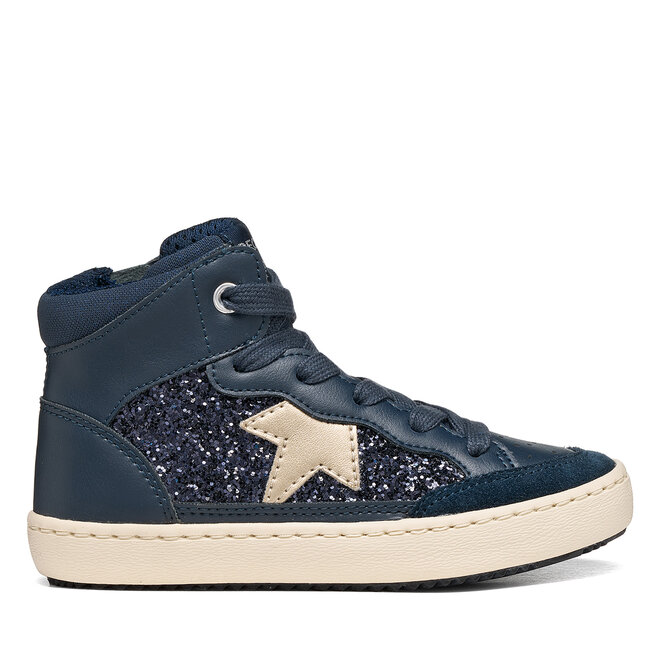 Sneakersy Geox J Kalispera Girl J664GB 0BCEW C4252 M Granatowy - dziewczęce
