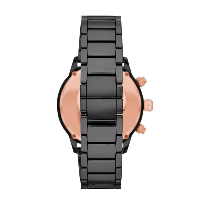 Laikrodis Emporio Armani Mario AR70002 Black • Www.eavalyne.lt