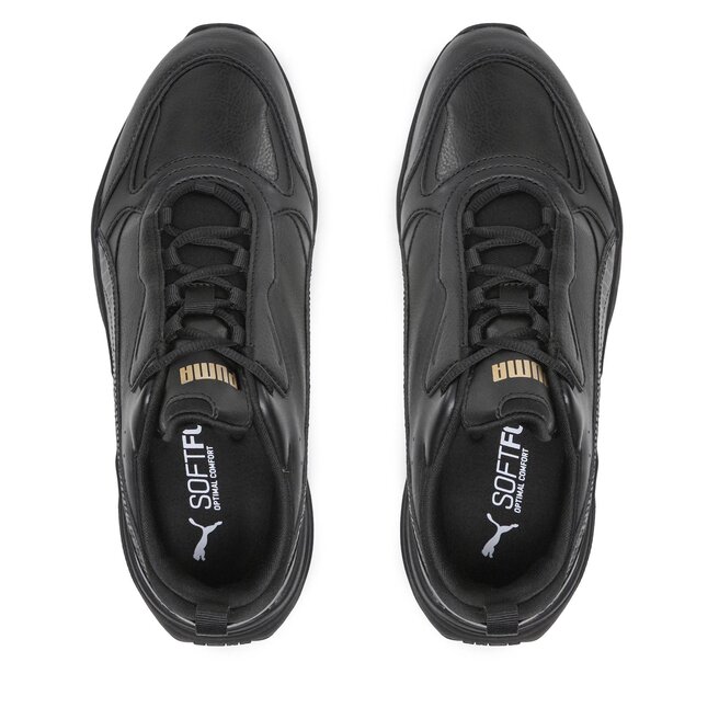 Puma Сникърси Puma Cassia Sl 385279 02 Black/Black/Puma Team Gold