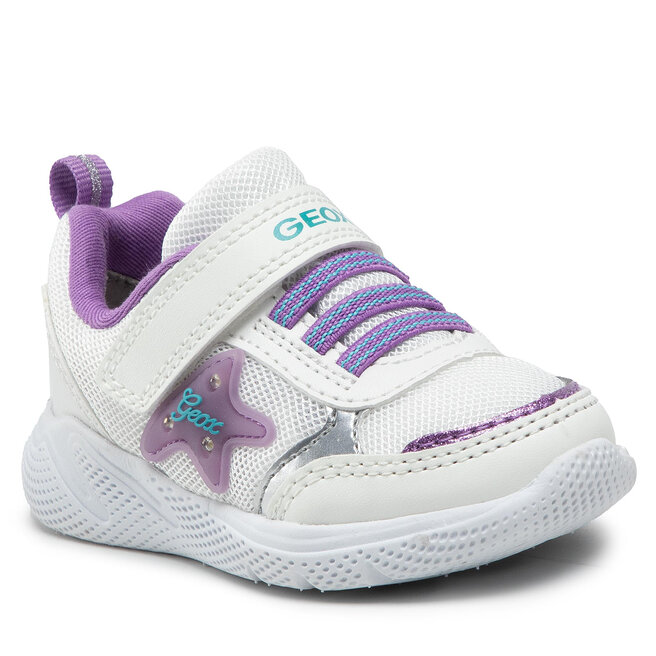Geox Сникърси Geox B Sprintye G.D B254TD 01454 C0761 M White/Lilac