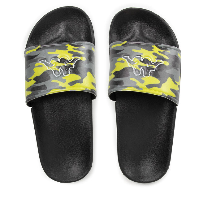 Kappa Șlapi Kappa 243123CA Black/Lime
