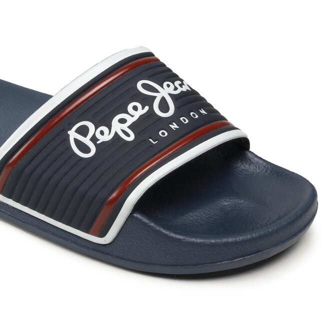 Baskets Cuir Synthétique Baskets Pepe Jeans Homme West Basic Tongues - Style Casual Moderne Sandales Homme