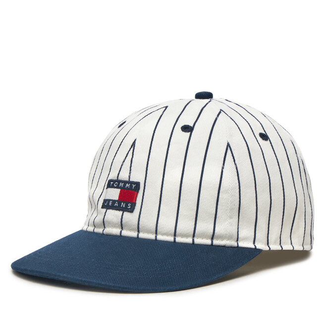 Czapka z daszkiem Tommy Jeans Heritage Sport - Biały