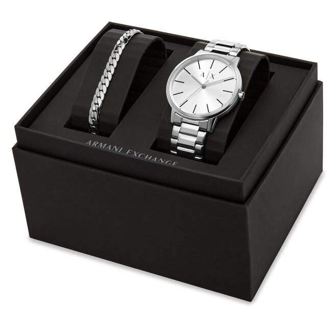 Armani Exchange Ceas Armani Exchange Cayde AX7138SET Silver/Silver