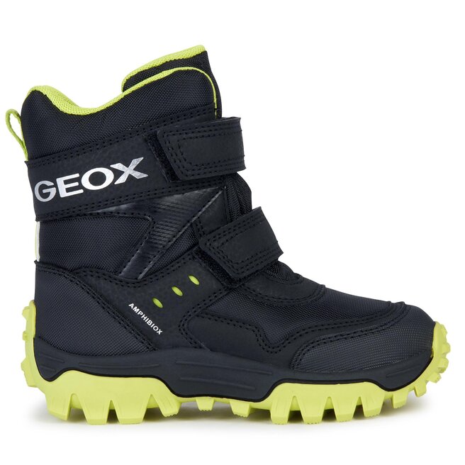 Geox Hótaposó Geox J Himalaya Boy B Abx J36FRC 0FUCE C0802 D Black/Lime
