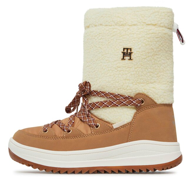 Tommy Hilfiger Cizme de zăpadă Tommy Hilfiger T3A6-33066-1629524 S Camel 524