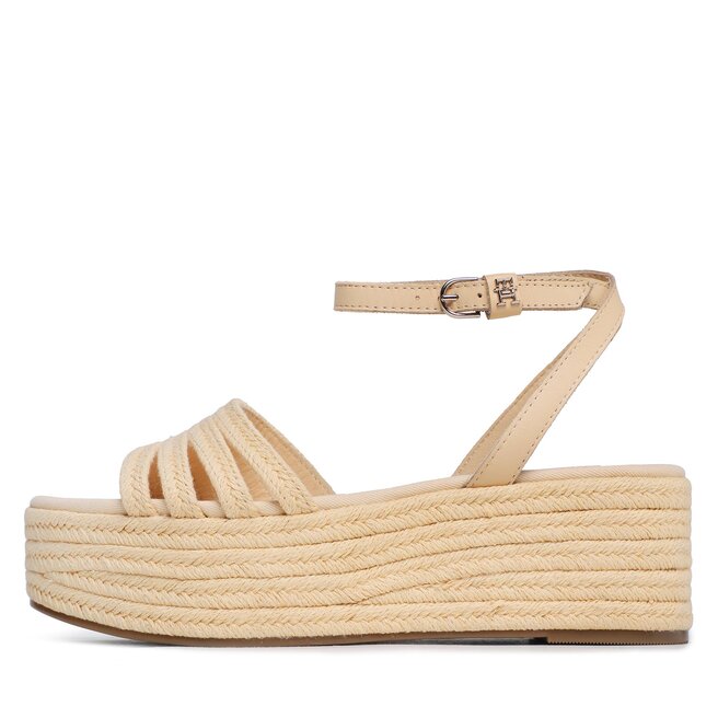 Tommy Hilfiger Espadrilky Tommy Hilfiger Essenital Flatform Sandal FW0FW07161 Spring Peach AAY