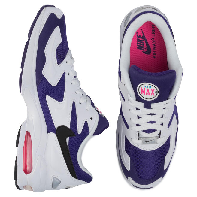 Reclamación político vecino Zapatos Nike Air Max2 Light AO1741 103 White/Black Court Purple •  Www.zapatos.es