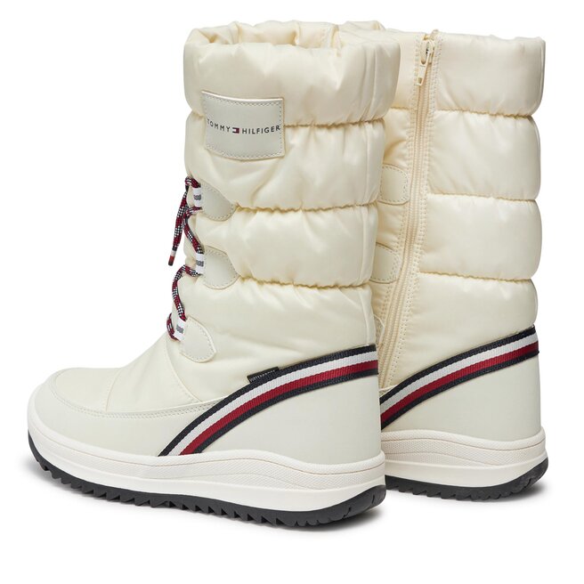 Tommy Hilfiger Cizme de zăpadă Tommy Hilfiger T3A6-33070-1485530 S Off White 530