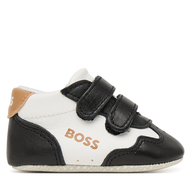 Sneakersy BOSS J53243 Czarny - chłopięce