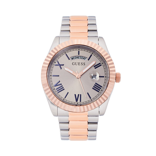 Zegarek Guess Connoisseur  - Srebrny