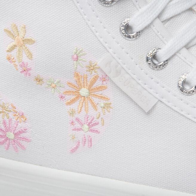 Superga Sneakers Superga 2708 Flowers Embroidery S2121GW White/Multicolor Flowers A6Y