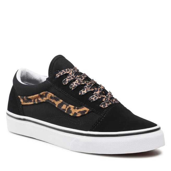 Vans old skool leopard print stripe hotsell