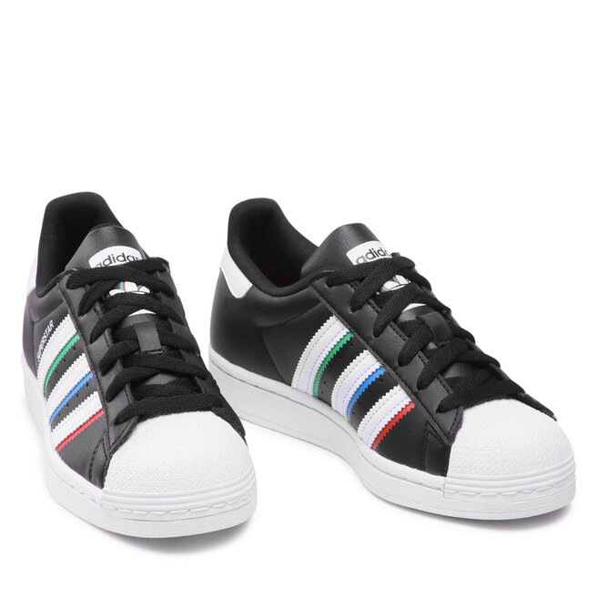 adidas Обувки adidas Superstar J GZ4425 Cblack/Ftwwht/Vivred