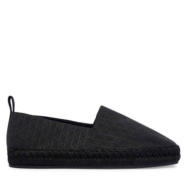 Espadryle Calvin Klein All Over CK HW0HW02933 Czarny - kobiece