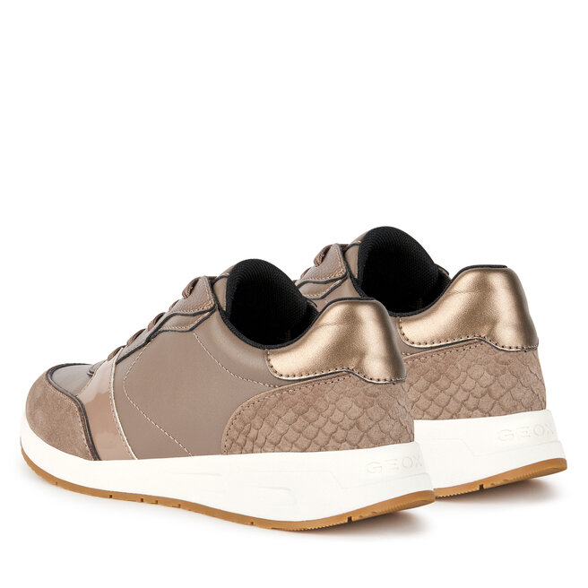 Geox Dames D Bulmya B Sneaker, Dk Steen, 38 EU