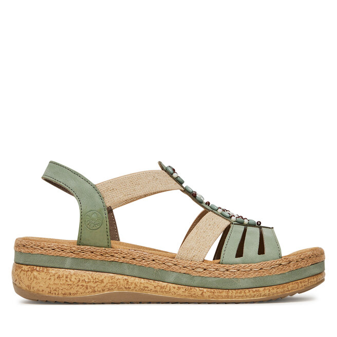 Sandały Rieker CEO-V0920-52 Zielony - kobiece