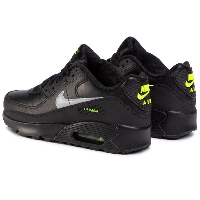 bombilla Esquivar Nido Zapatos Nike Air Max 90 Gs CV9608 001 Black/Lt Smoke Grey/Volt •  Www.zapatos.es