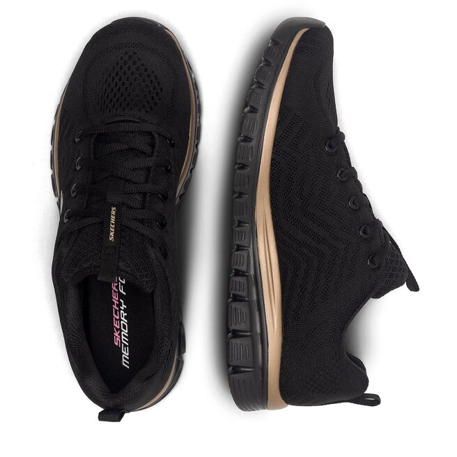 Skechers Sneakers Skechers GRACEFUL 12615 BKRG Black