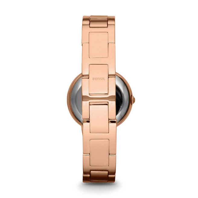 Montre Fossil Virginia ES3284 Rose Gold Silver chaussures
