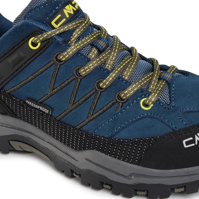 CMP Scarpe da trekking CMP Kids Rigel Low Trekking Shoes Wp 3Q13244J Blue Ink/Yellow 10MF