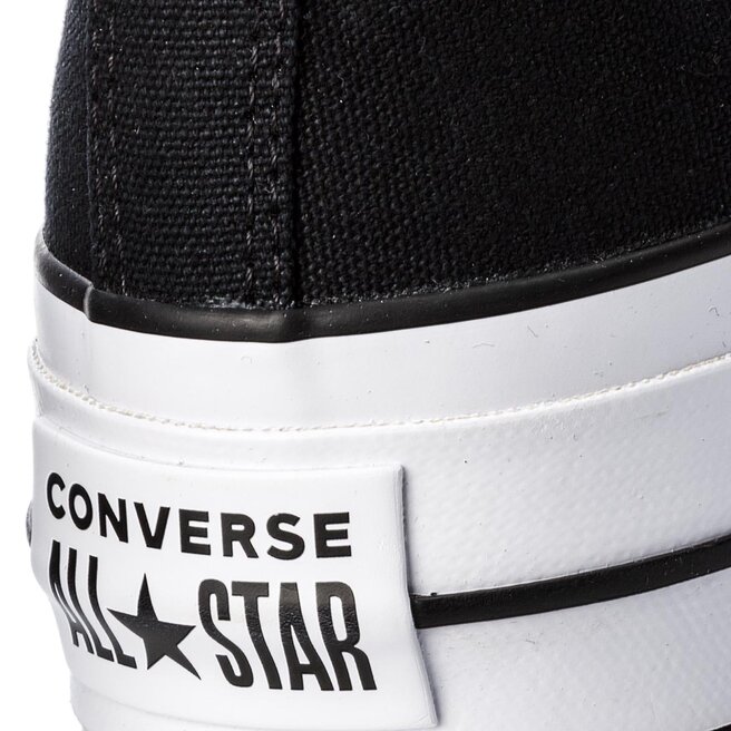 Converse Кецове Converse Ctas Lift Ox 560250C Black/White/White