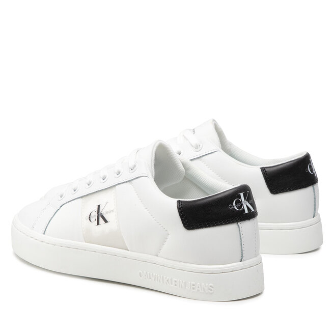 Calvin Klein Jeans Sneakersy Calvin Klein Jeans Classic Cupsole 1 YM0YM00318 White/Black 0K8