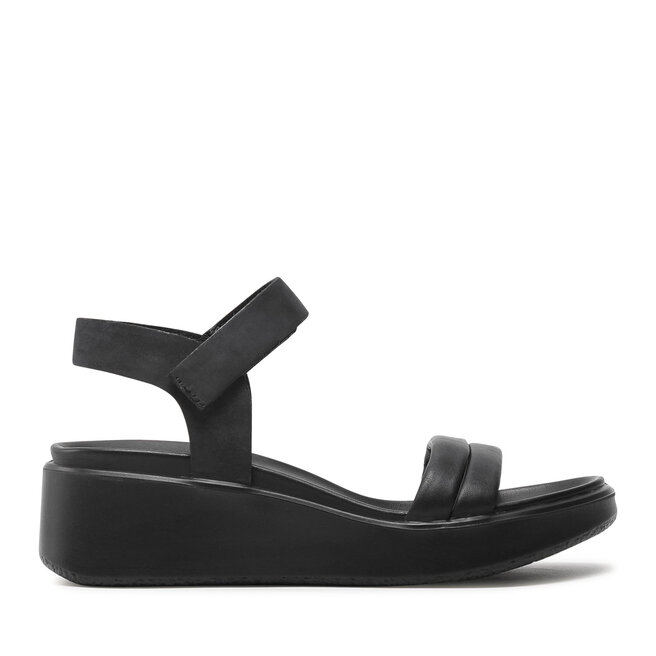 Sandały ECCO Flowt Wedge Lx W - Czarny